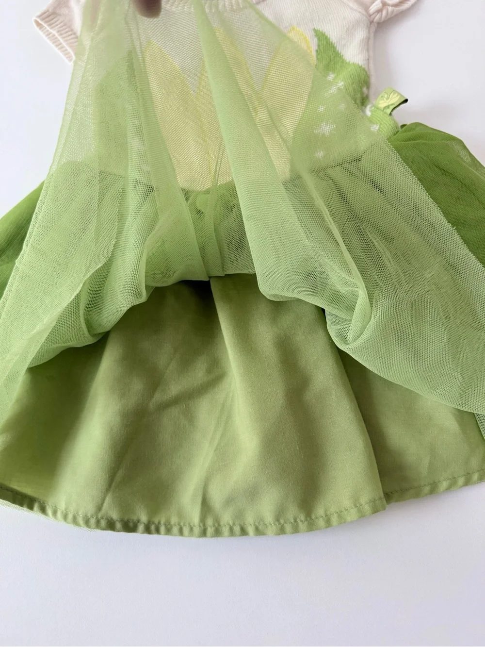 Disney Princess Tiana Knit Tulle Tutu Dress 2T Princess and the Frog Costume